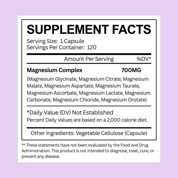Nutrition facts