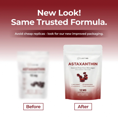 Clarity Medicine Astaxanthin 12mg Softgels