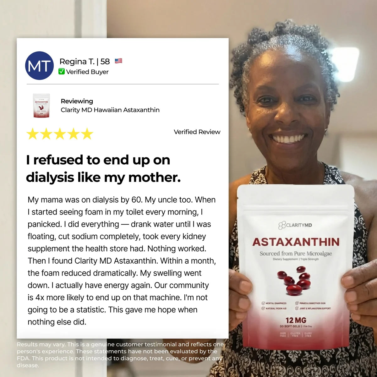 Clarity Medicine Astaxanthin 12mg Softgels